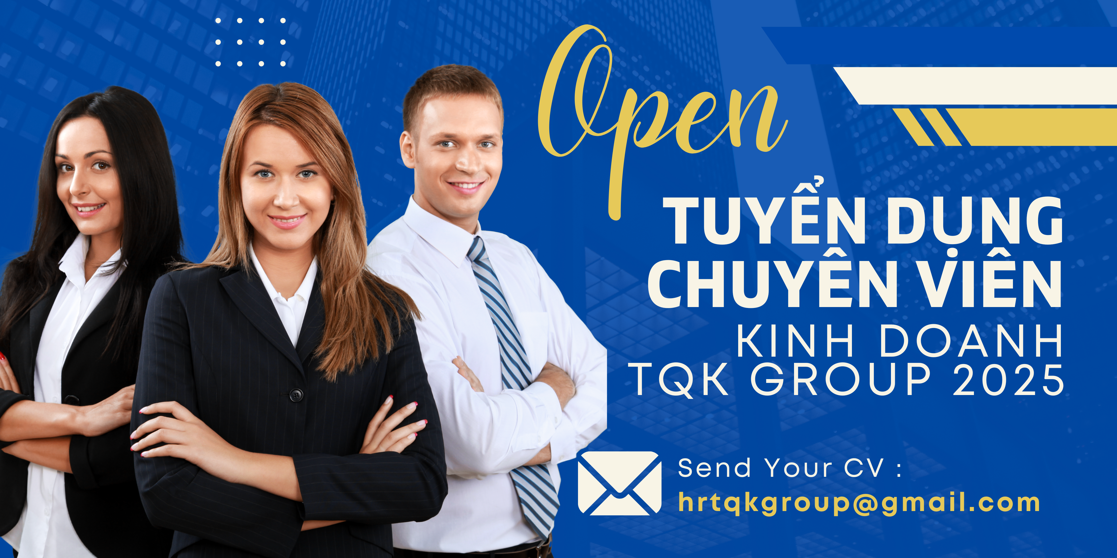 Tuyển dụng chuyên viên kinh doanh TQK Group 2025