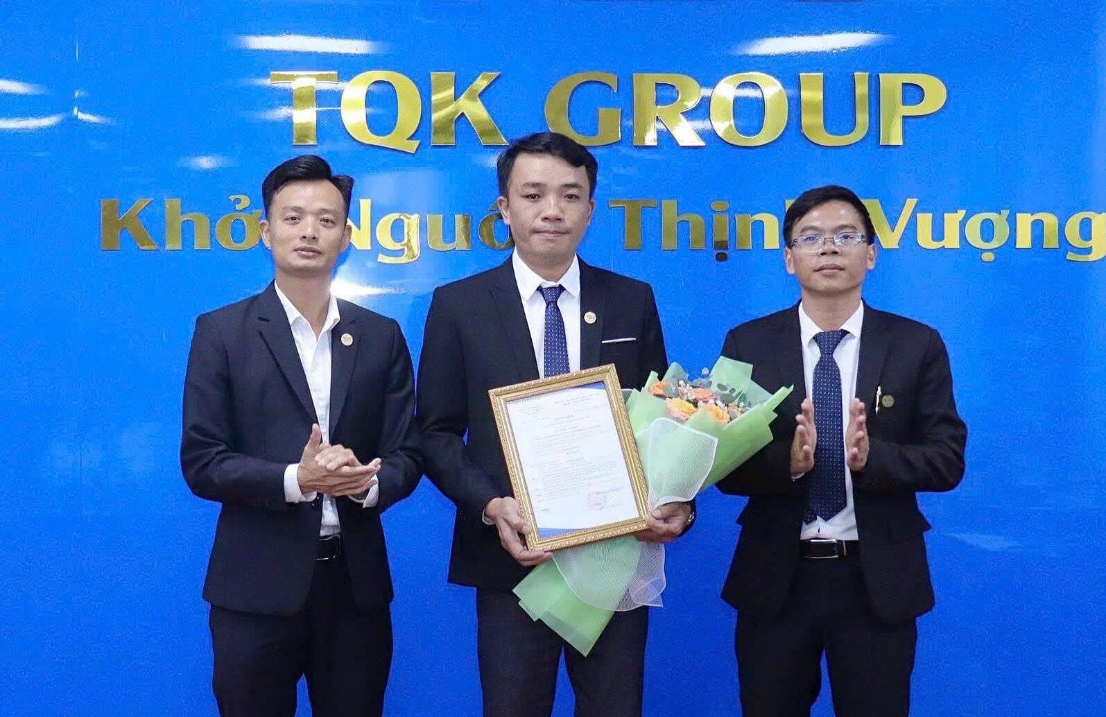 Trịnh Hoàng Đăng Hậu đảm nhiệm vị trí Trưởng phòng Kinh doanh 1