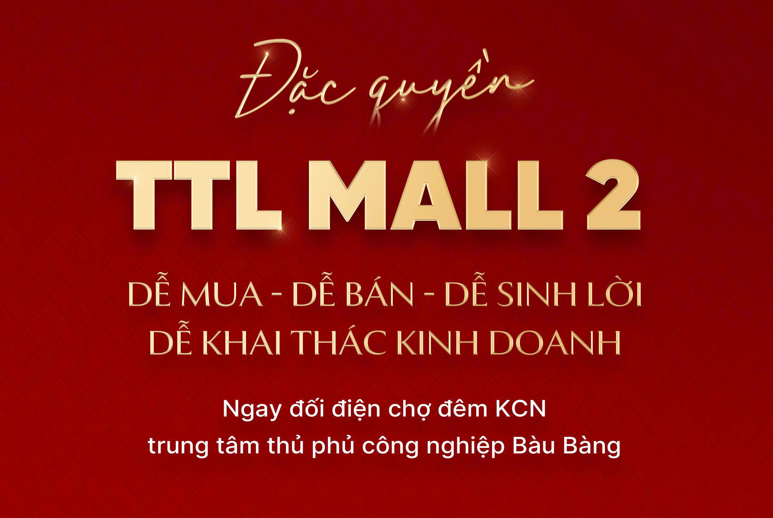 TTL Mall 2 không chỉ đơn thuần là một khu đất nền, mà còn là trung tâm thương mại – kinh doanh – đầu tư bền vững
